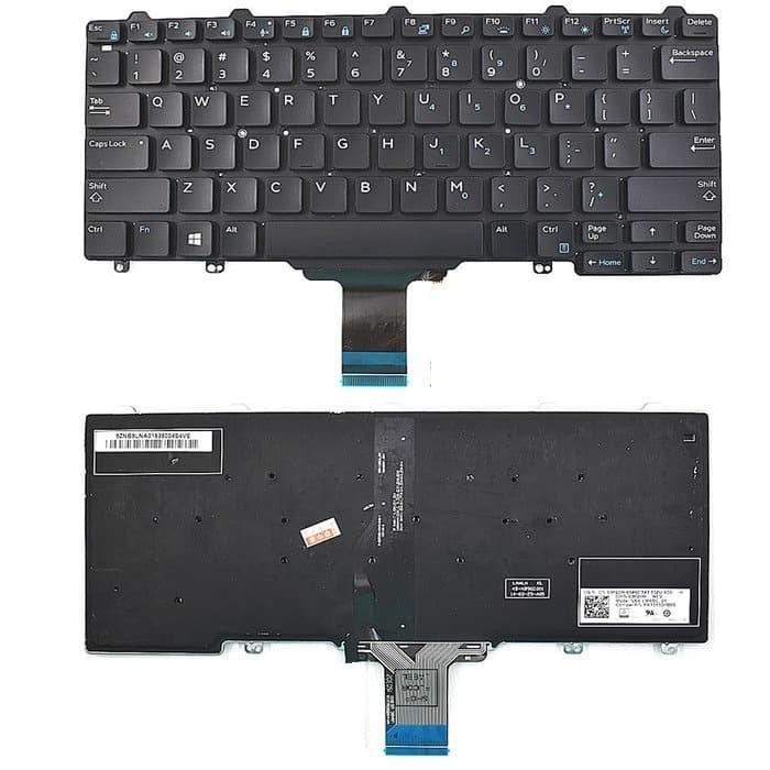 Keyboard Dell Latitude 12 5000 E5250 12 7000 E7250 E7270 Series- New