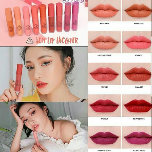 3CE SOFT LIP LACQUER