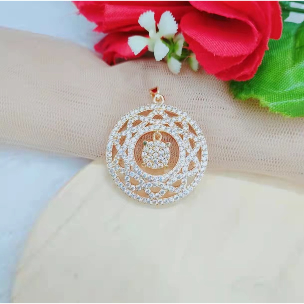 Kalung Xuping Mata Full Lapis Emas Perhiasan Fashion L37