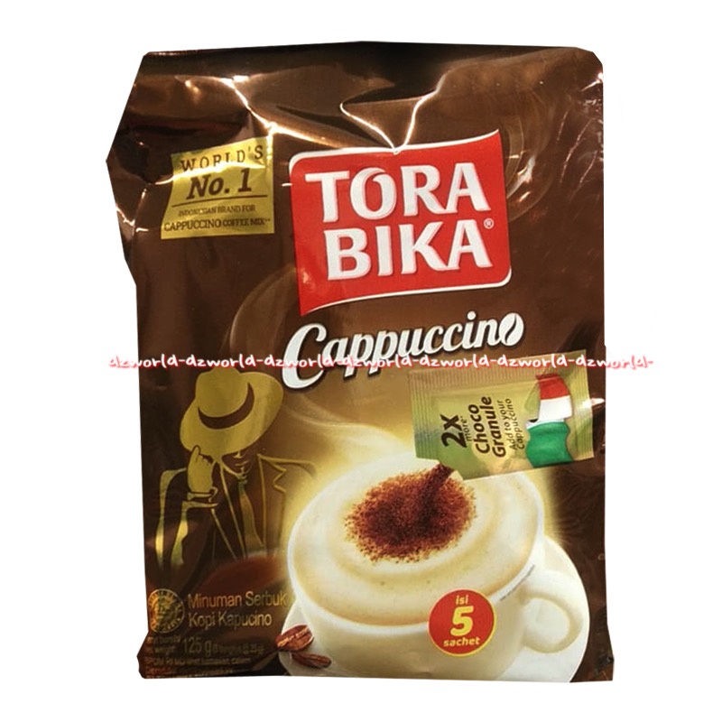 Torabika Cappucino 5 sachet Coklat Granule Kopi Tora Bika Coffee Capucino Kapucino Torabikka 5sachet