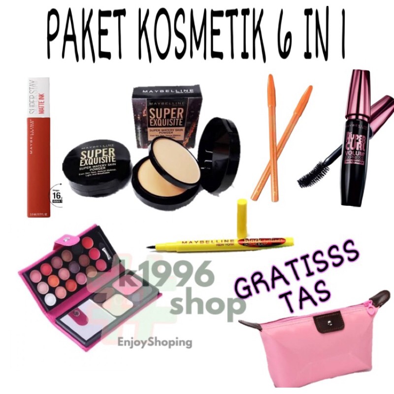 Paket Makeup Lengkap Maybelline / Paket Kosmetik Maybelline Lengkap