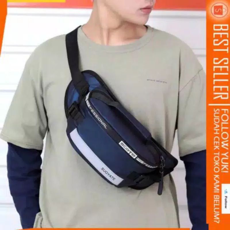 WAISTBAG TAS SELEMPANG PRIA WANITA/TAS PINGGANG/TAS PROMO