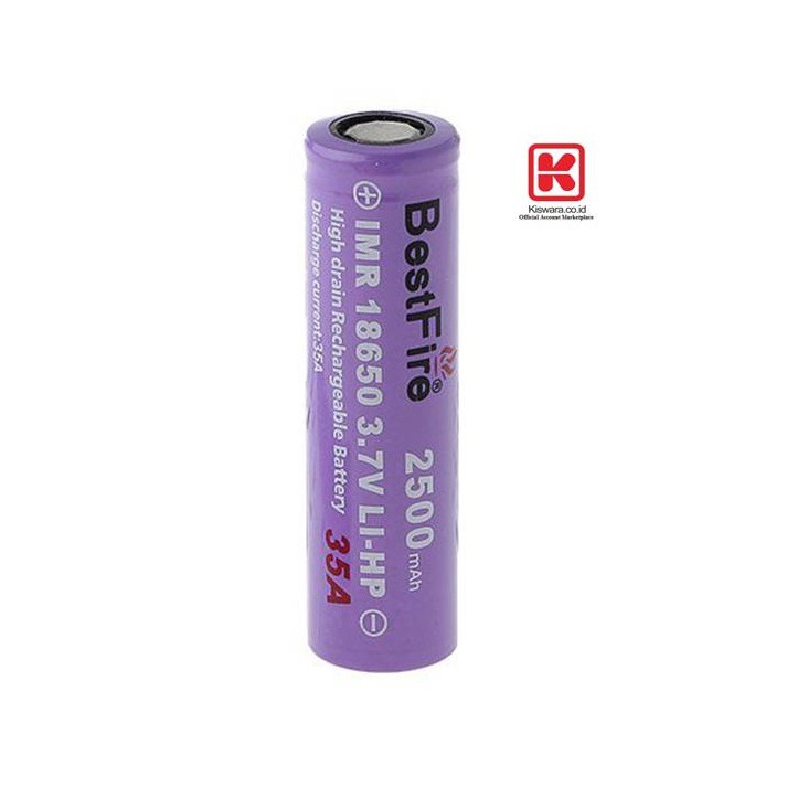 Battery BestFire 18650 2500mAh 35A [Authentic] KiswaraBandung