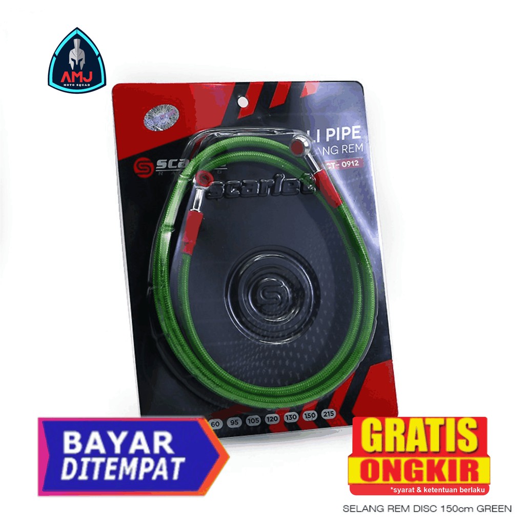Kabel Selang Rem Motor Ukuran 150 Cm selang rem depan , selang rem , selang rem variasi , rem depan