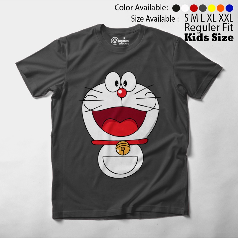 Baju Kaos Atasan Anak Laki - Laki Motif Doraemon