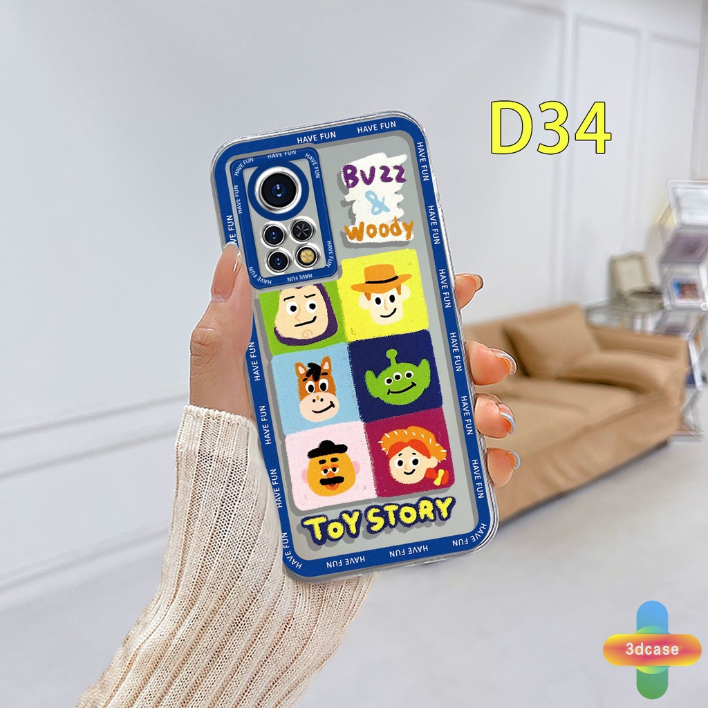 Soft Case Infinix Hot 10 11 Play 10 10t 10s NFC 10i 9 Pro 10 Lite 11 Plus Hot 9 Play 11 11S NFC Infinix Smart 6 5 4 4C 5 Pro Tencno Spark 5 PRO A15 A16 A9 A5 A7 A5S Y12 Y20 Y15S Y21S A12 Transparent Toy Story Angel Eyes Protector Cover