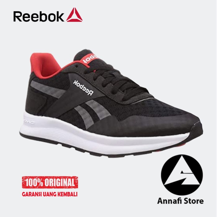 JUAL SEPATU RUUNING PRIA REEBOK ROYAL HR DMX FV0218 - BLACK