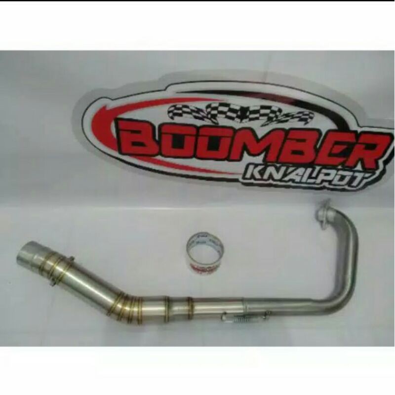 knalpot leher Vixion CBR 150 Tiger stainless