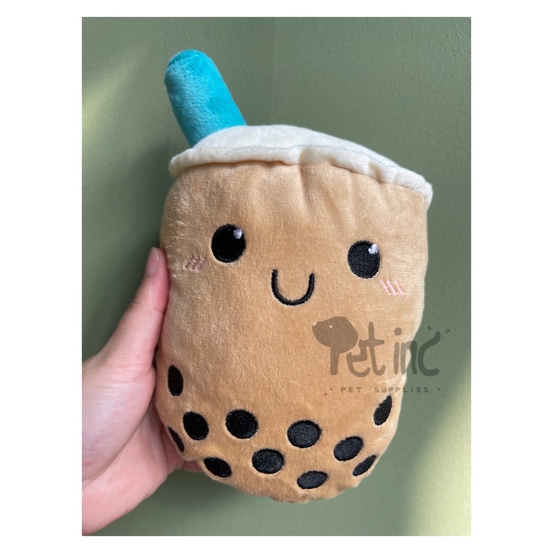 Brown sugar milk bobba squeaky toy