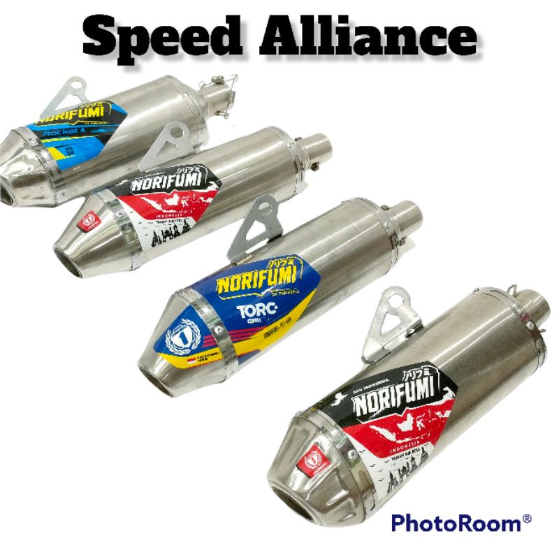 Knalpot KLX CRF DTRACKER WR155 Torch Borup-1