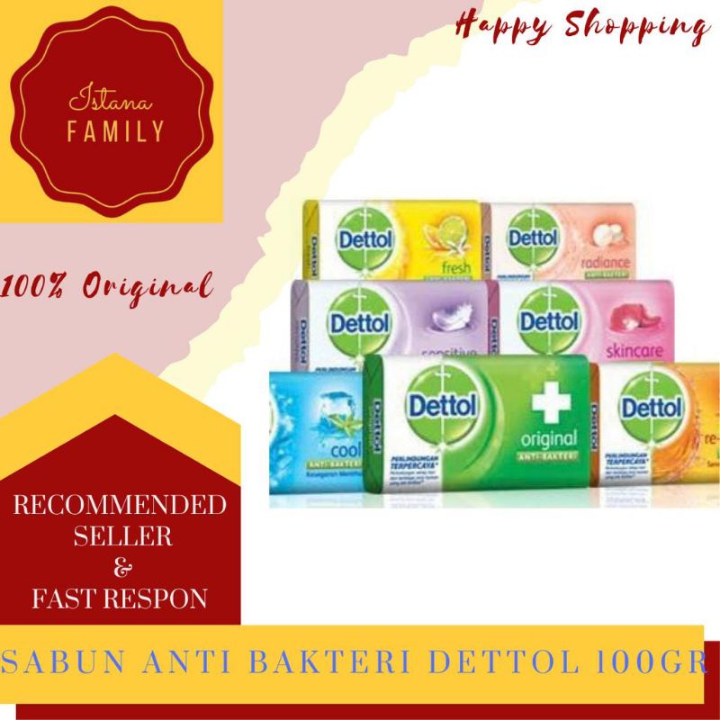 Dettol 100gr Banded isi 3 pcs