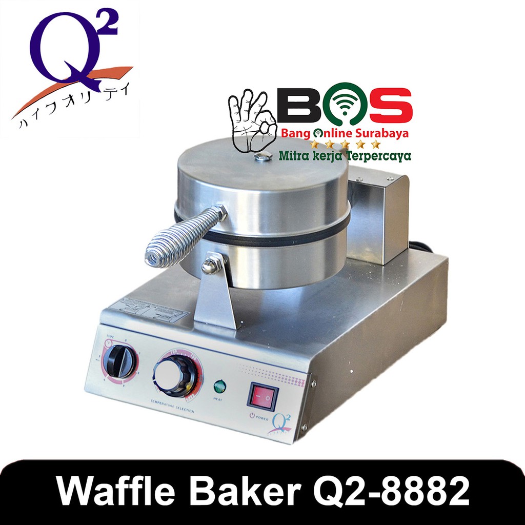 Cetakan Pembuat Kue Waffle Maker Mesin Waffle Elektrik Q2 8882 Q2-8882 Q28882