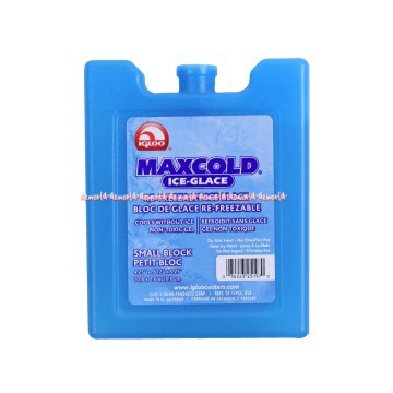 Maxcold Ice Glace Ice Block Iglo Blue Ice Large 10Cm Gel Pendingin Makanan Pengganti Es Batu