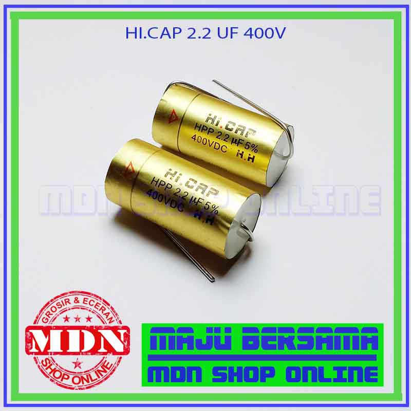 Dreambrown_ Kapasitor Hi Cap 2.2 Uf 400V - Kapasitor Hicap Audio Bagus