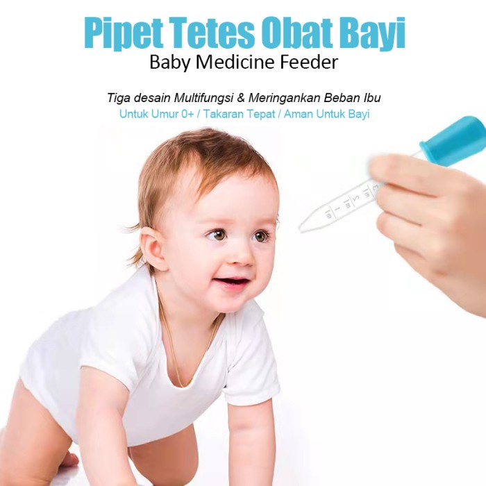 Bostonstore Alat Pipet Tetes Obat multifungsi alat bantu minum anak 5ML / Tetes Obat / Tetes Obat Ba