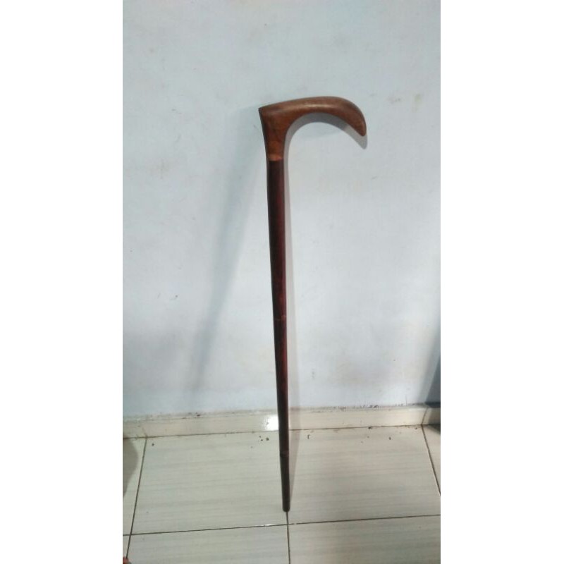 Tongkat jalan kayu galih asem mix stigi laut murah original Cod (bayar di tempat)