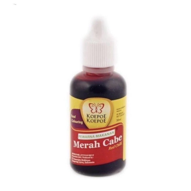 

PEWARNA MAKANAN (MERAH CABE)30ML