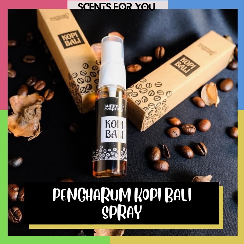 Jual Summer Spring Pengharum Kopi Bali Spray Pengharum Ruangan Pengharum Mobil Pengharum Kamar