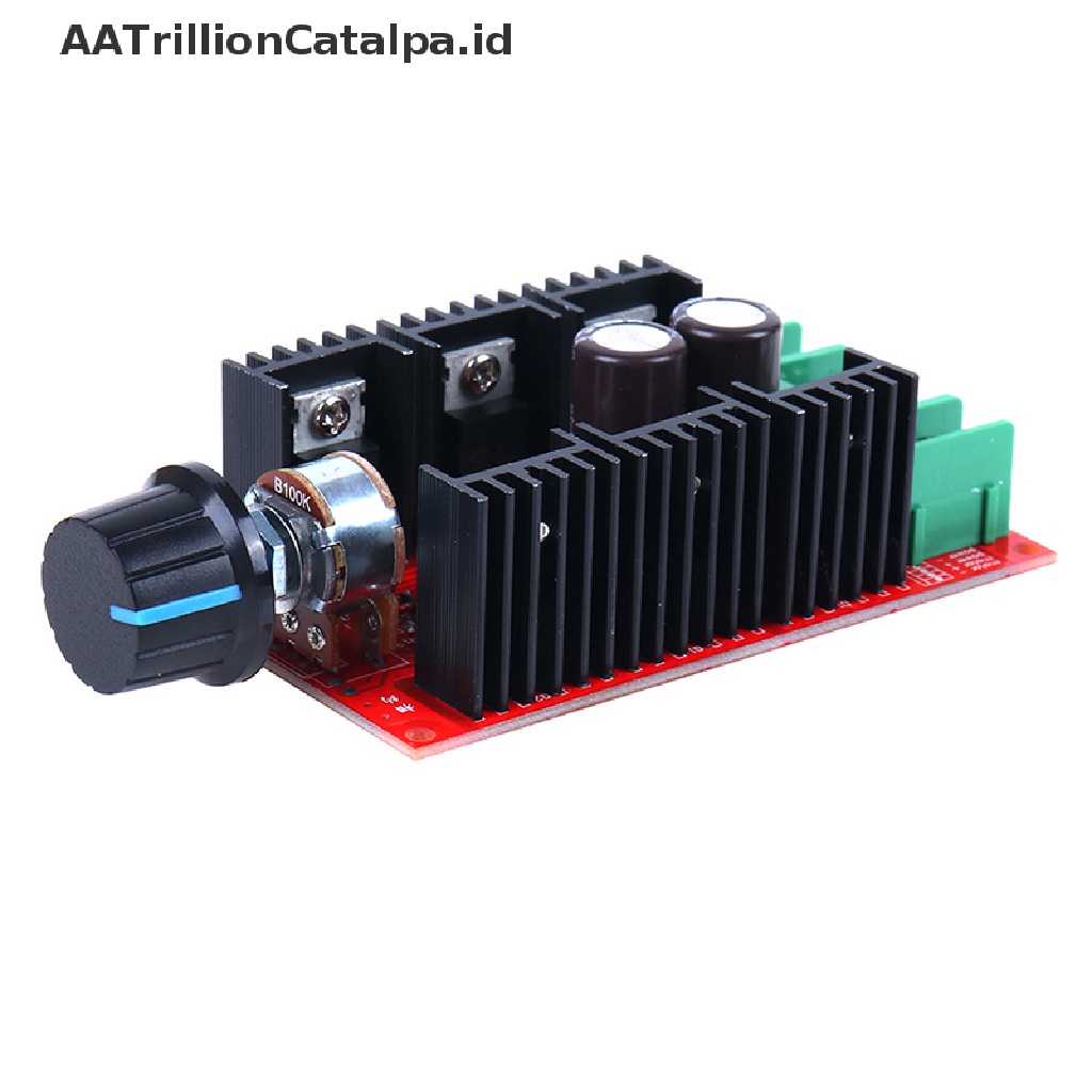 (AATrillionCatalpa) Pengontrol Kecepatan Motor PWM HHO RC 12V 24V 48V 2000W MAX 10-50V 40A DC