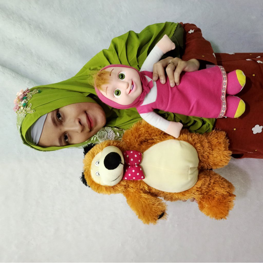 Boneka Marsha &amp; bear sepasang