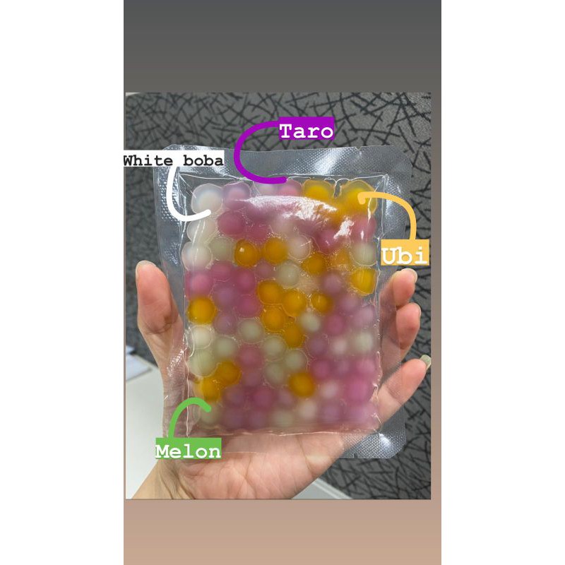 

Boba Fruits / dessert topping/ Bubble boba import langsung dari Taiwan