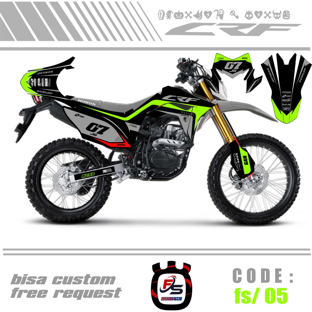 dekal stiker fullbody crf 150L stabilo