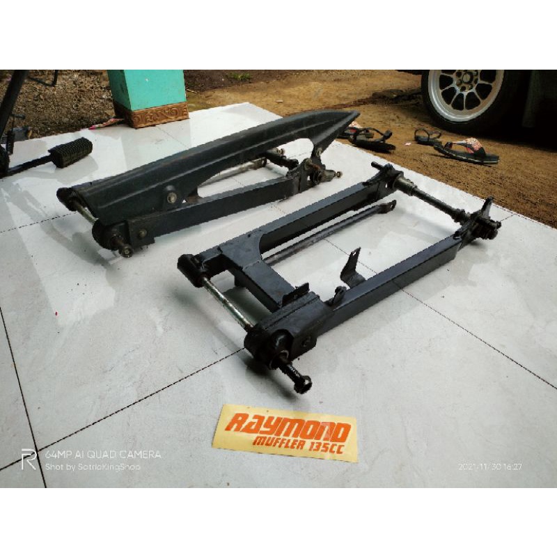 Jual swing arm rx king original copotang lengkap as roda dan as arm bos