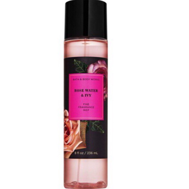 SHARE IN 30 ml BATH AND BODY WORKS rose water and ivy body mist bbw