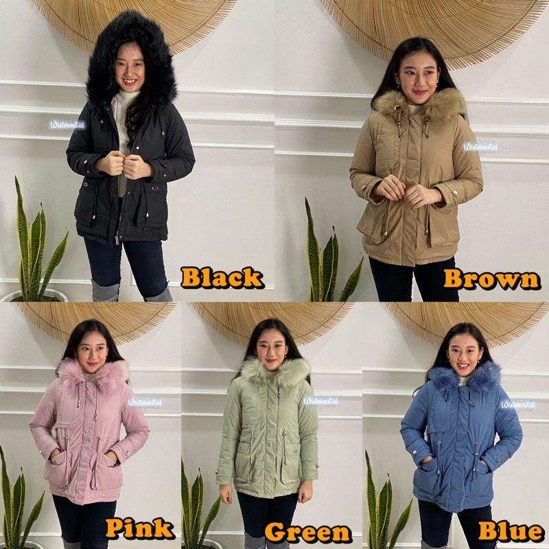 Winter jacket women jaket musim dingin wanita coat mantel hangat Raisa import korea musim dingin