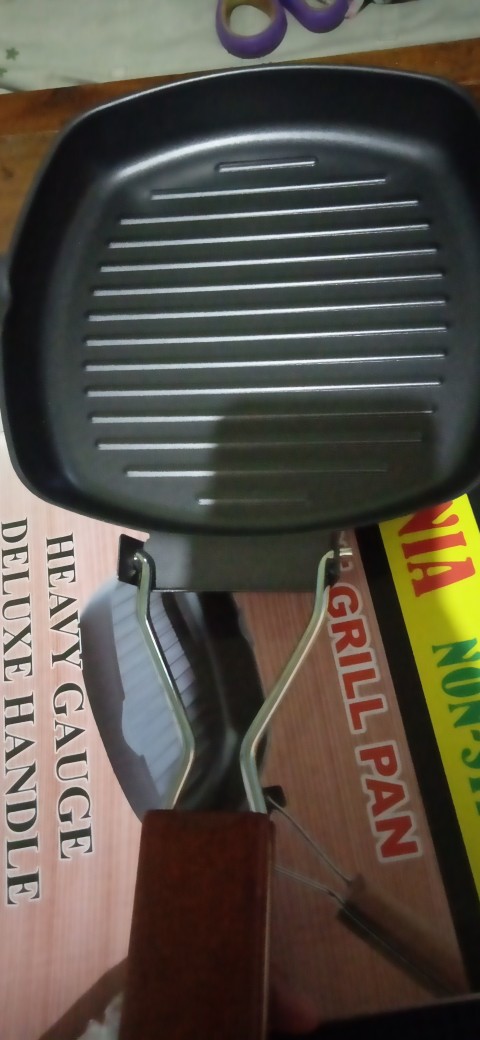 Teflon Bbq / Square Grill Pan Teflon Barbeque 20 Cm Dan 24 Cm Teflon Panggangan Steak