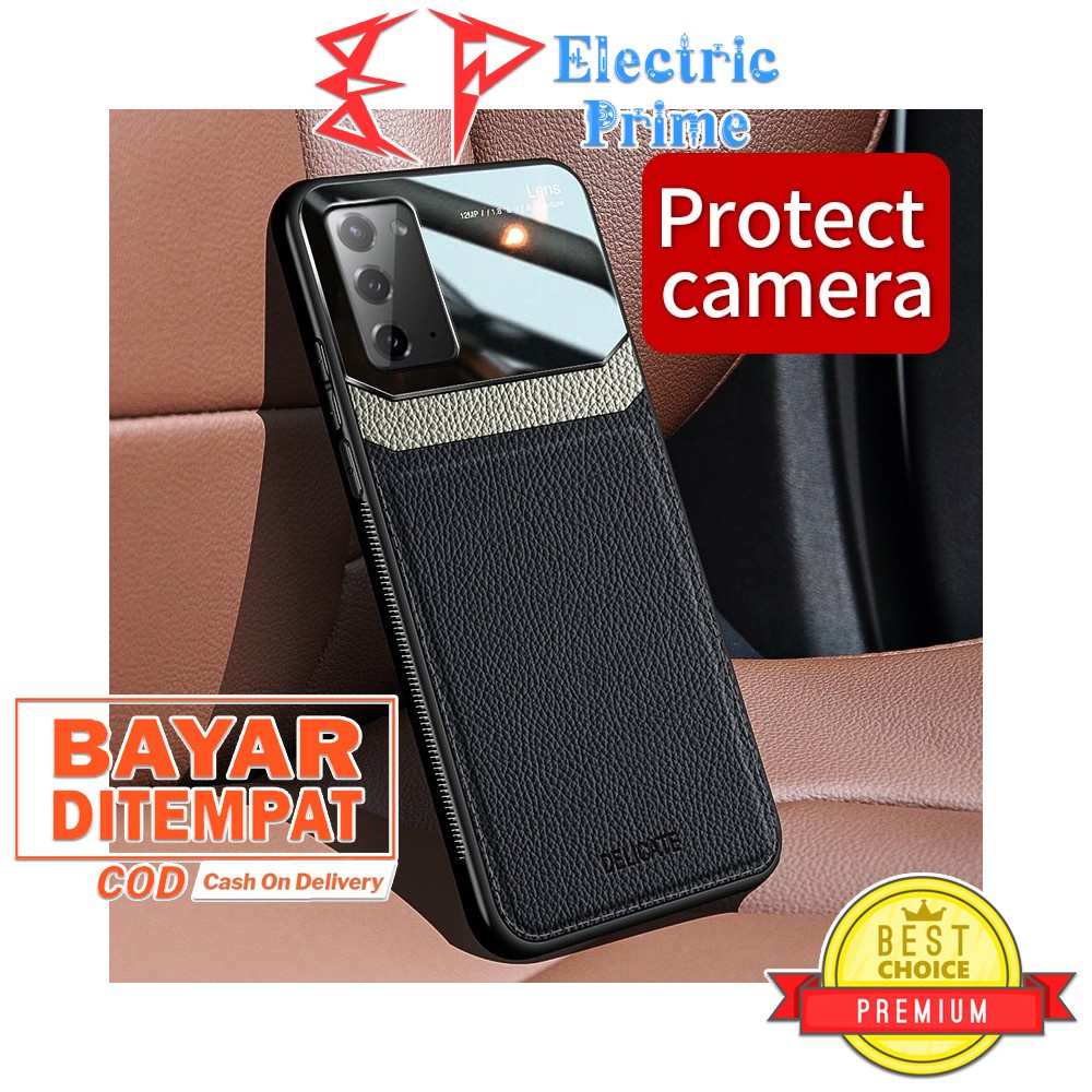 Case Samsung Galaxy S20 Plus Ultra Casing Leather Shockproof Cover