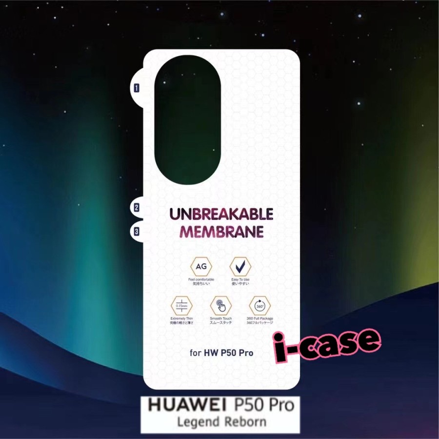 anti gores P50 PRO SKIN BELAKANG DOFF HUAWEI P50 P50 PRO