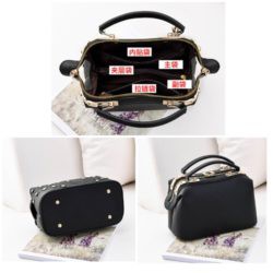 SG88728 998726 SYANIEGALERY DOCTOR BAG LOVE CONNY WITH MUTIARA TASBATAM TASIMPOR SELEMPANG TAS KULIT