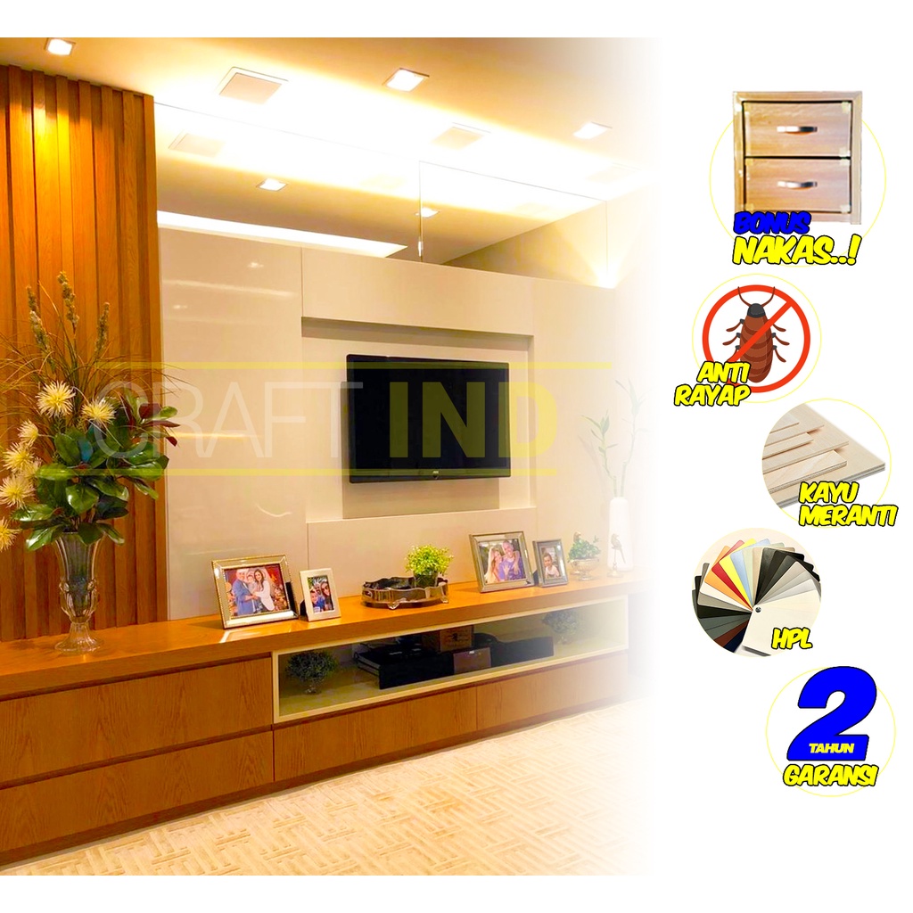 MEJA TV HPL MURAH | RAK TV HPL | BUFFET TV HPL | PARTISI PAJANGAN HPL |  | BACKDROP TV