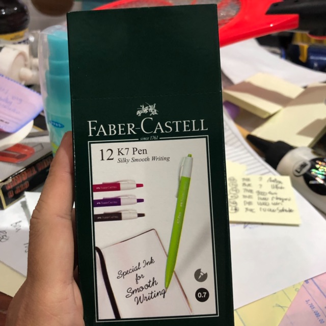 

Bolpen faber castell k7 /p7 satuan ( per buah
