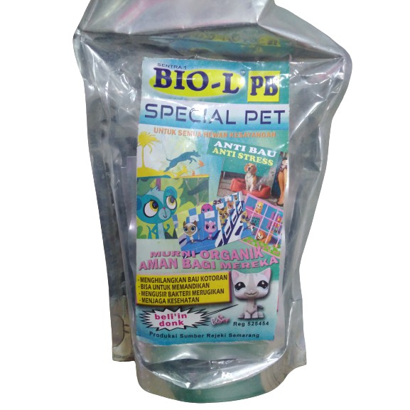 BIO-L Pembasmi Bau Pada Hewan Pack isi 6 pcs