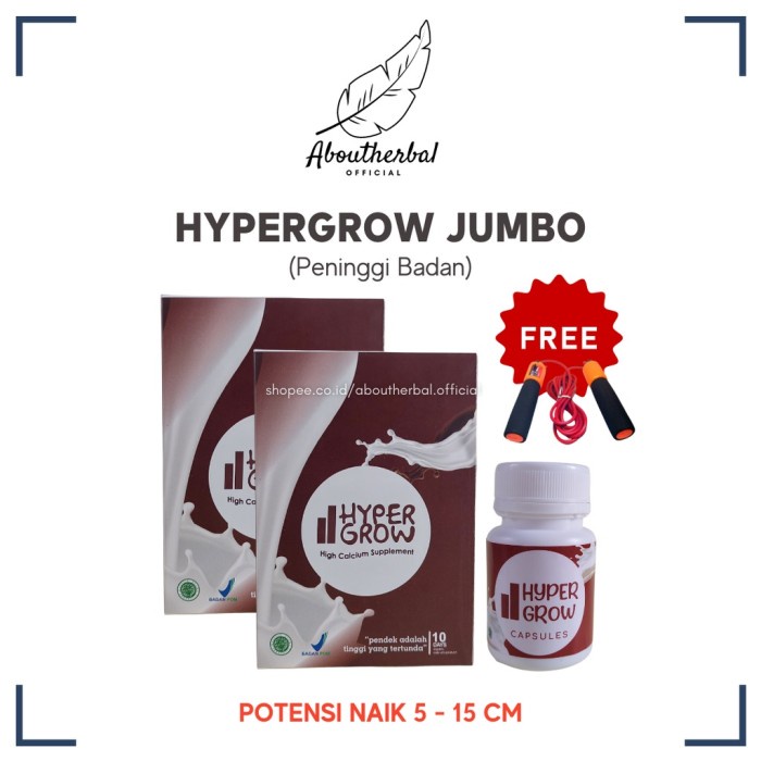 

Peninggi badan Hypergrow Paket Jumbo Susu Penambah Tinggi Badan Alami