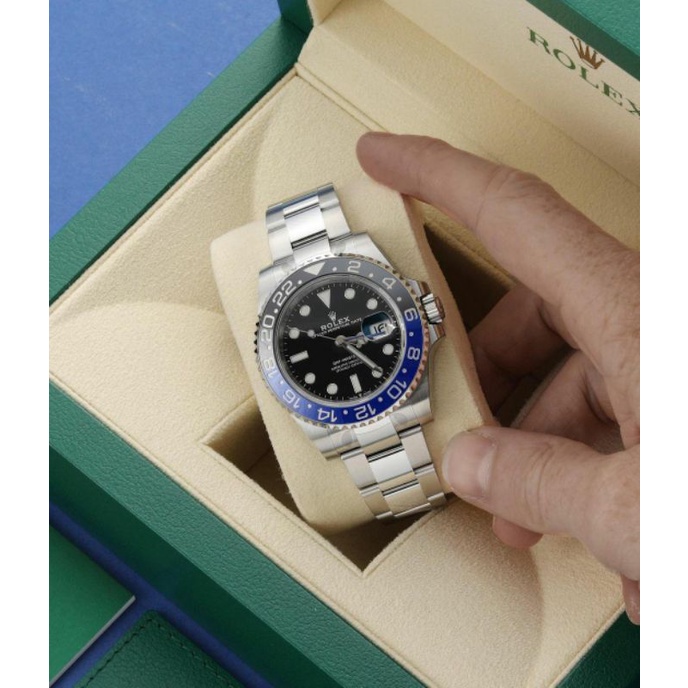 Jam Tangan Pria Merk Rolex GMT Master II Automatic Batman