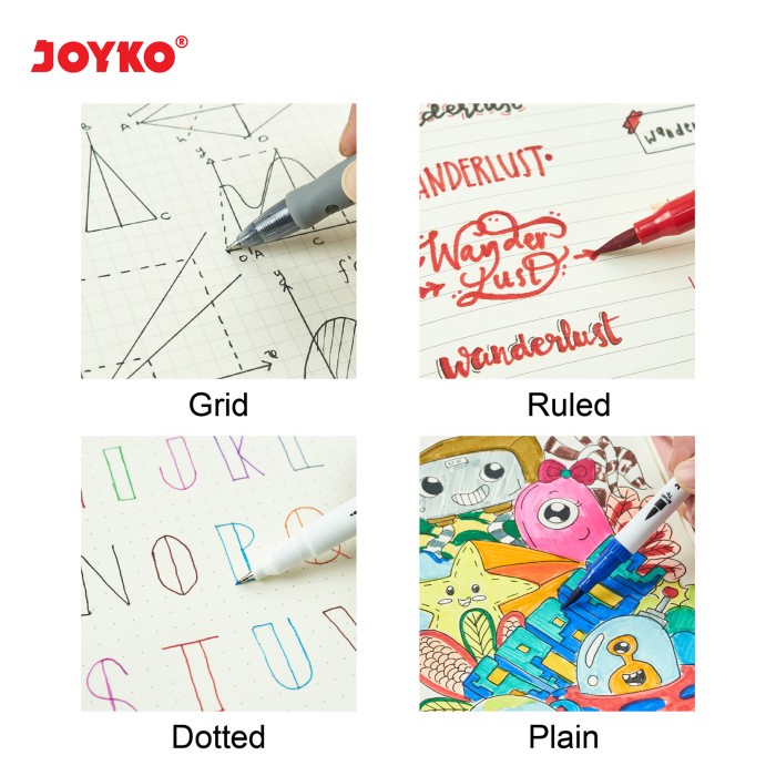 

Jual Joyko Notebook Diary 60 Sheets 21X14.9Cm / Buku Tulis Catatan Nb-700 Hot Sale