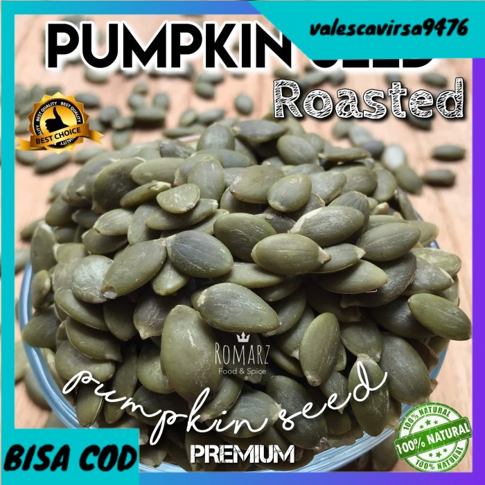 

⭐BISA COD⭐ PUMPKIN SEED ROASTED / BIJI LABU KUPAS OVEN 200gr