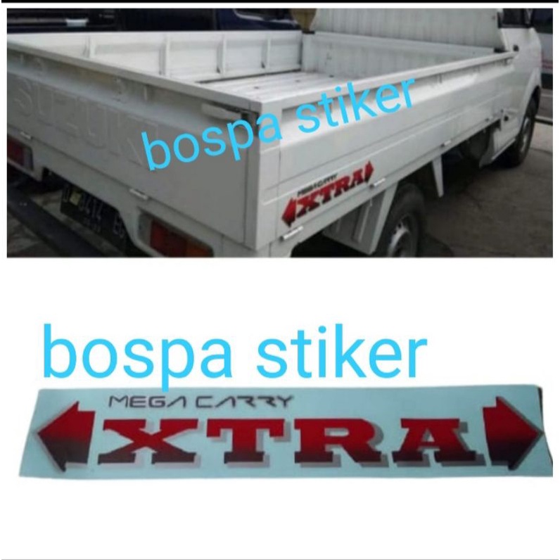Stiker Mobil Carry Pickup Mega Carry EXTRA