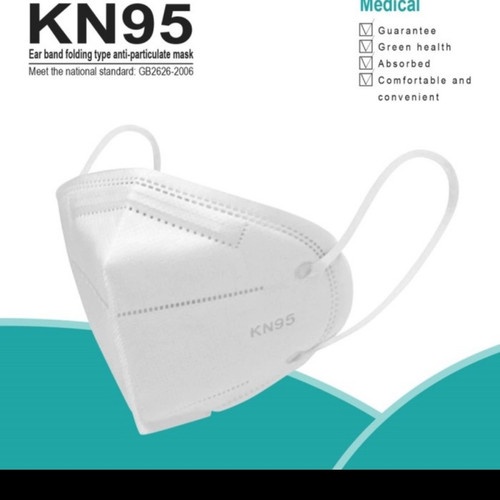 Masker KN95 5ply No Box / Earloop Tali KN95 Masker isi 50 Pcs