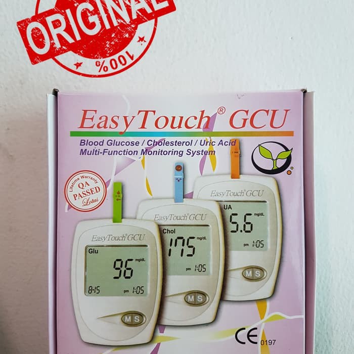 

EASY TOUCH ALAT CEK GULA DARAH KOLESTEROL DAN ASAM URAT