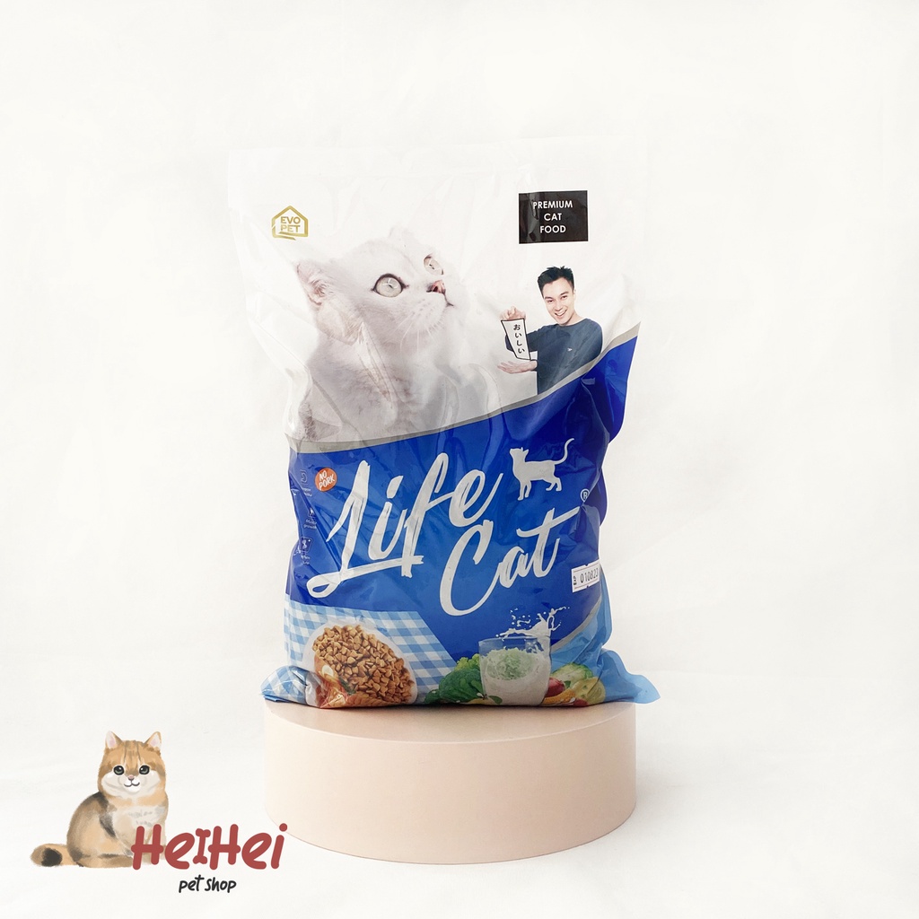 Life Cat Dryfood Repack 1 kg - Makanan Kucing Kering Lifecat Premium Adult Cat Food 1 kg