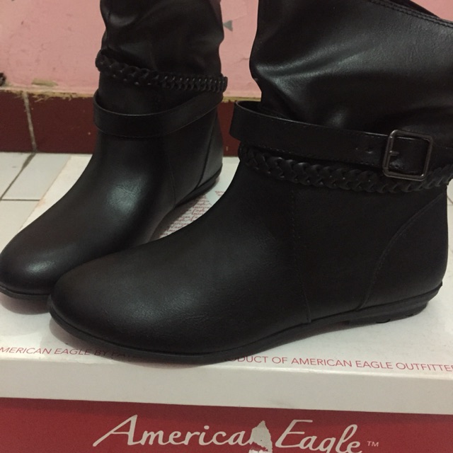 NEW SEPATU BOOTS HITAM American Eagle