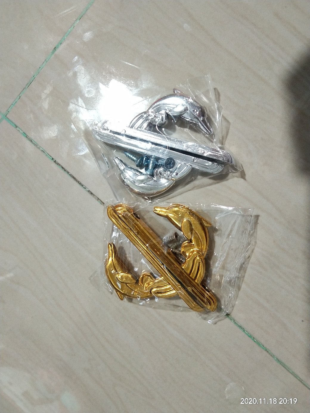 Hook Lumba-lumba Kaitan Ikat Gorden_isi Dua (sepasang)