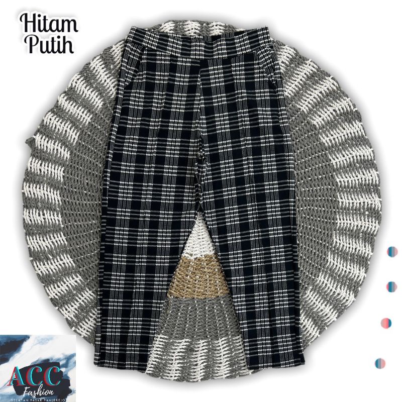 CELANA PANJANG SUPER JUMBO MOTIF TERBARU BAGGY TARTAN PINGGANG KARET CELANA SUPER BIGSIZE