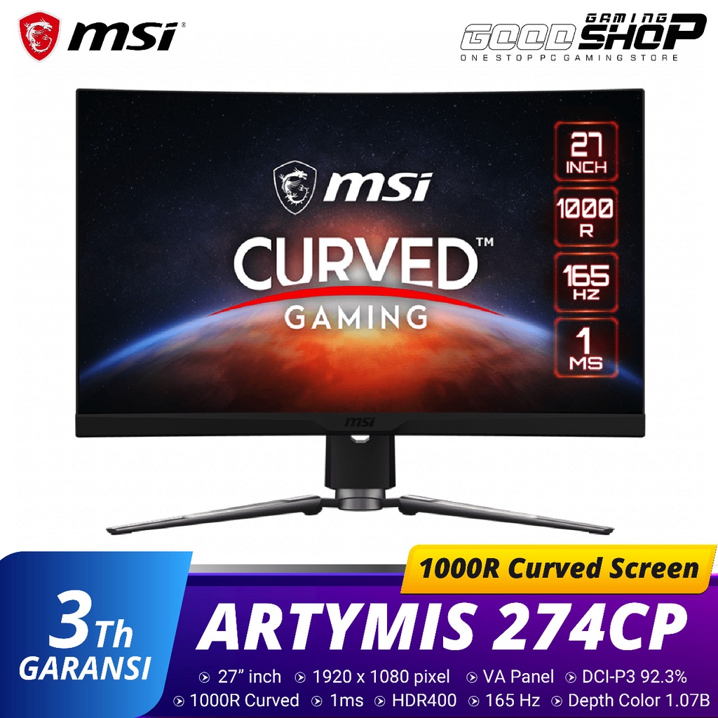 MSI MAG ARTYMIS 274CP [1080p, 165Hz] - Gaming Monitor