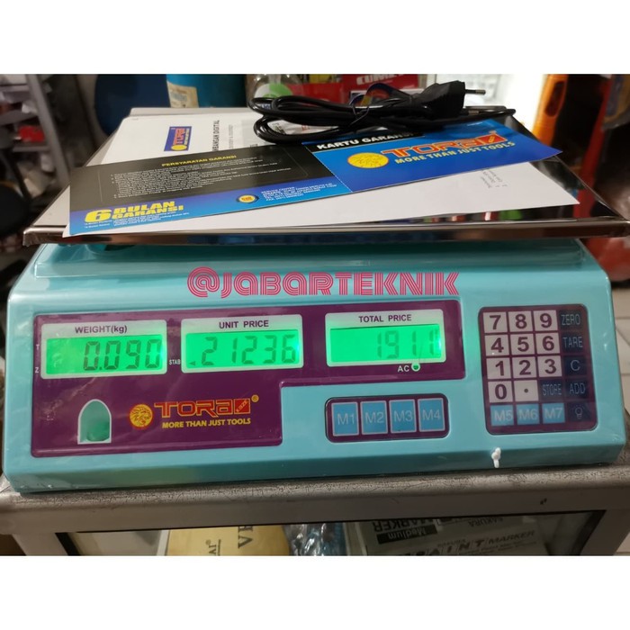 TIMBANGAN DUDUK DIGITAL 30 KG TORA TIMBANGAN 30KG New / Original