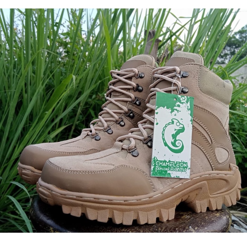 sepatu safety bots pria/wanita outdor indor gunung haiking adventure 7 inci